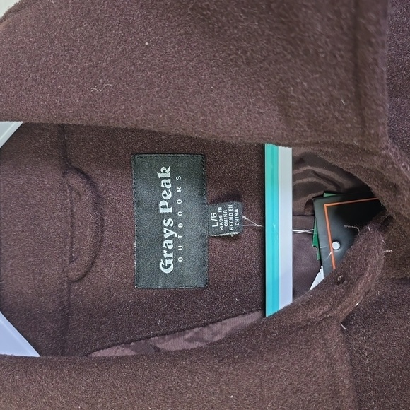 Grays peak outdoor lighting padded mens shirt jacket size Large NWT. - Picture 4 of 7